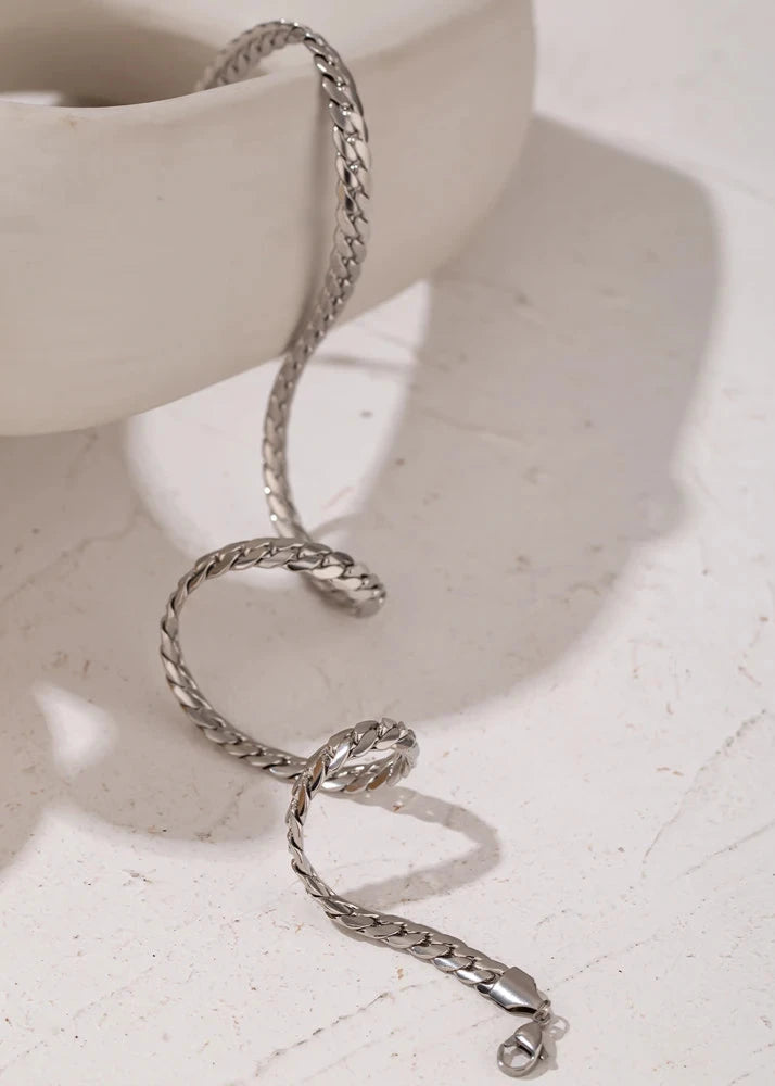 Snake Chain Choker Necklace