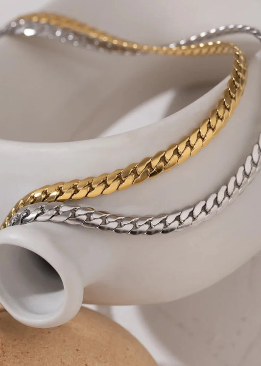 Snake Chain Choker Necklace