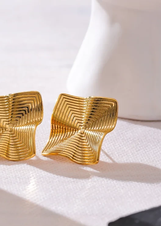 Square Creative Earrings