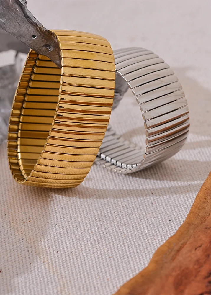 Wide Big Statement Bracelet Bangle